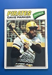 1977 Topps – Dave Parker #270-crease On Front