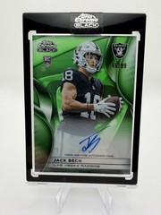 Topps Chrome Black 2025 Jack Bech Rookie Auto /99 Las Vegas Raiders RA-JBE