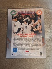1999 Topps Chuck Knoblauch World Series New York Yankees #234