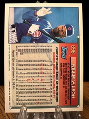 1994 Topps Gold #698 Willie Wilson Chicago Cubs Baseball Card
