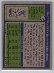 1972 Topps – Gale Sayers #110 – HOF EX *TEXCARDS*