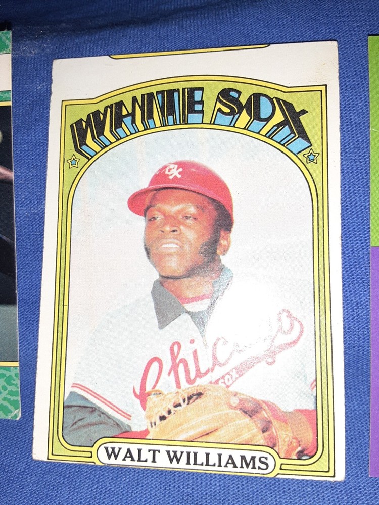 1972 Topps Walt Williams Chicago White Sox #15 RARE ERROR CARD MVP HOF MLB