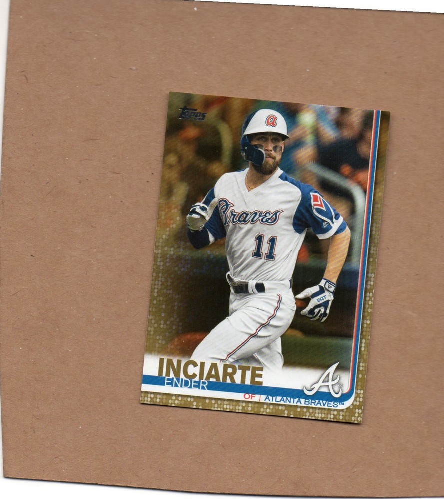 ender inciarte atlanta braves 385 1652/2019 2019 topps gold