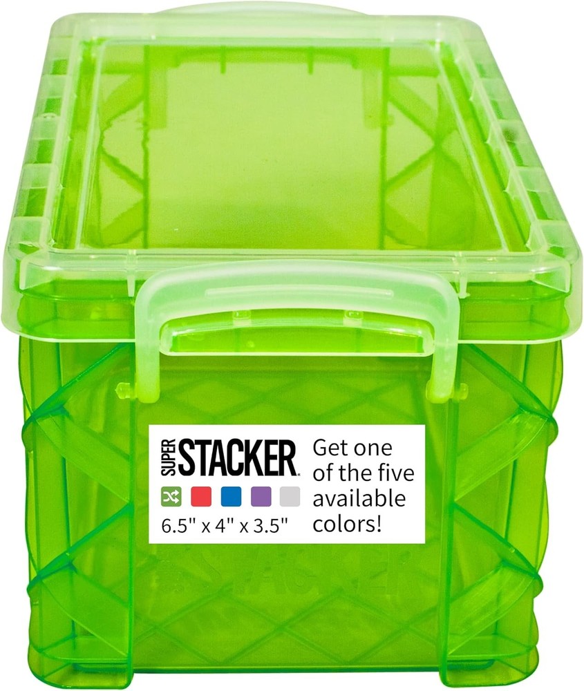 Super Stacker Index Card Box, 3 X 5 Inch Index Cards File Box, Note Holder,