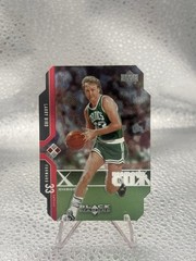 Upper Deck 2001 Black Diamond Diamond Cut Lot 2 Tiger Woods #1 Larry Bird DC18