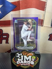 2026 Bowman Chrome Jamie Arnold Purple Refractor /250 Oakland As #BCP-112 SP