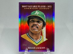 Reggie Jackson 2025 Topps Update Series (SP) Pink MVP 1973 Redesign #MV-30 A’s