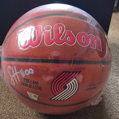 Wilson Trail Blazers Basketball Signed Scoot Henderson Fanatics Auth