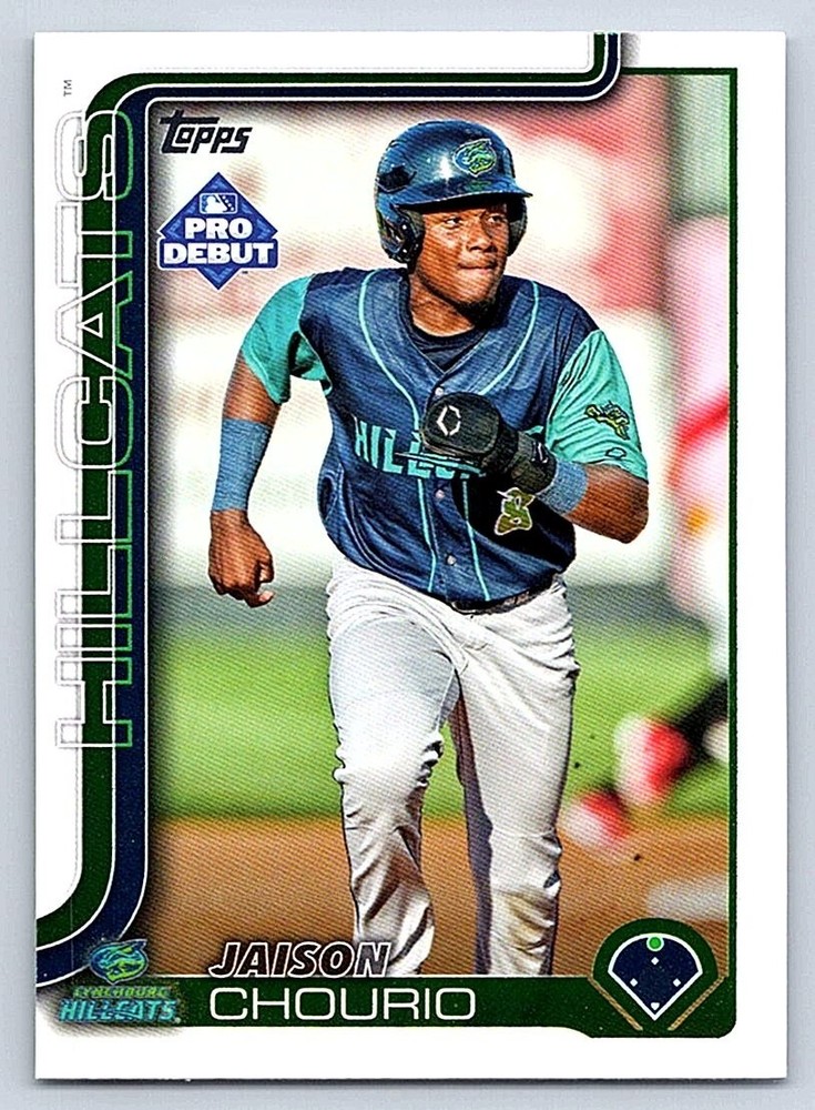 JAISON CHOURIO HILLCATS 2025 TOPPS PRO DEBUT #PD-177