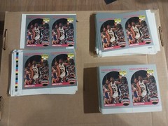 1990-91 NBA Hoops David Robinson uncut sheet
