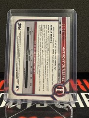 Anthony Gutierrez 2022 Bowman Chrome Prospects Orange Refractor /25 #BDC-110