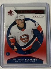 2025-26 Sp Authentic – Future Watch Matthew Schaefer #168 Limited Red (RC)