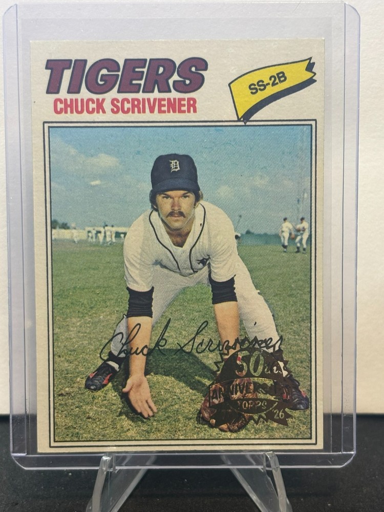 2026 Topps Heritage – Chuck Scrivener #173 (RC)
