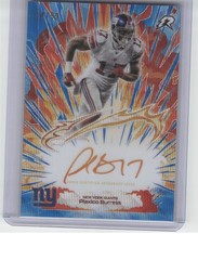 2025 Topps Resurgence #AFA-PB Plaxico Burress Arc Flash Auto Blue Surge /99