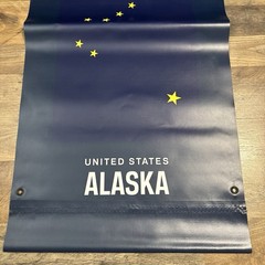 Notre Dame Fighting Irish & Alaska State House Divided Banner Flag – 19&Prime; X 36”