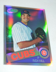 2007 ETOPPS BASEBALL – RICH HILL PITCHER CHICAGO CUBS NUMBERED 749