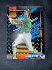 2026 Topps Finest Nick Kurtz Uncommon Black /10 #176 Athletics