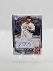 2025 Bowman Draft – Chrome Prospect Autographs Marcus Phillips #CPA-MP (AU, RC)