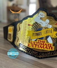 UFC The Ultimate Ultimate Fighting Wrestling Championship Belt Replica 2MM Brass