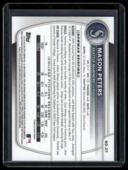 2025 Bowman Draft Mason Peters Sky Blue Border #/499