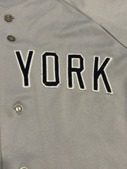 Majestic New York Yankees Derek Jeter Road Jersey Gray Grey Y2K Vintage Stitched