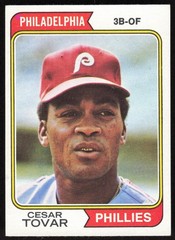 1974 Topps #538 Cesar Tovar