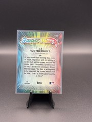2026 Topps Chrome – JJ Weatherholt #FS-3 (RC) Future Stars Refractor Cardinals