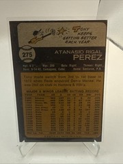 1973 Topps Baseball -Tony Perez Cincinnati Reds #275