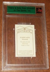 2010/11 In the Game Ultimate Memorabilia 10th Edition Elmer Lach Ulti. Base Card