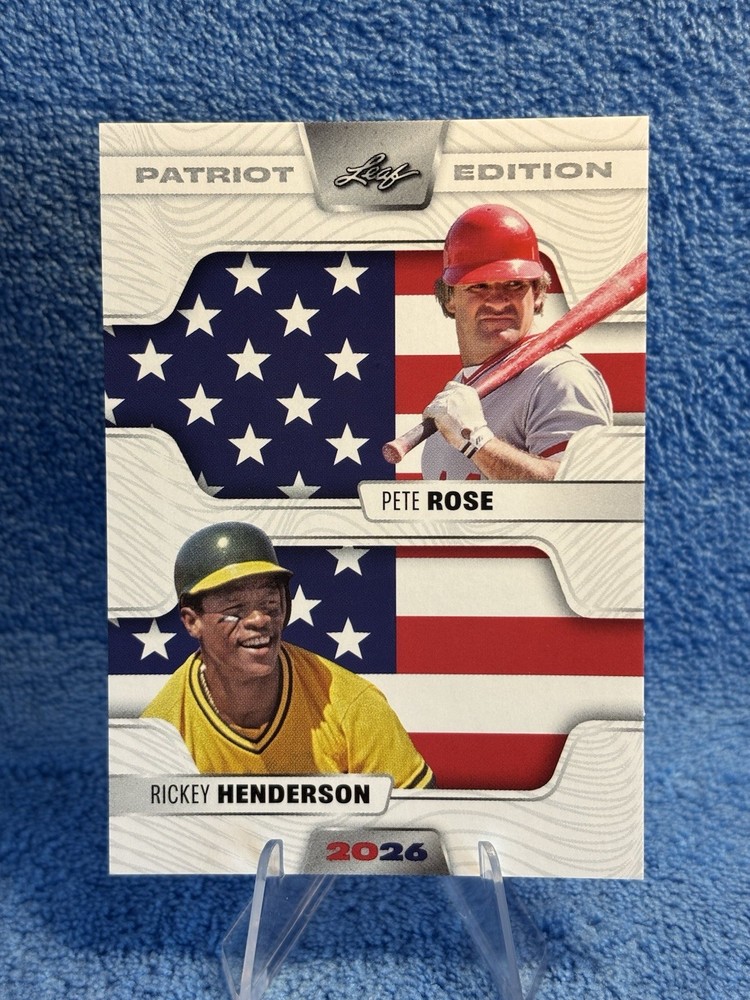Rickey Henderson Oakland A&rsquo;s « Special Release » 2026 Leaf #PD-29 Baseball Card
