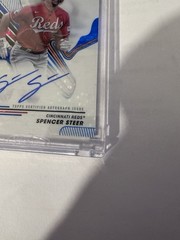 Topps 2024 Pristine Blue Pulsar Auto Spencer Steer #PA-SS /75 Reds