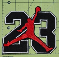 Michael Jordan 23 Chicago Bulls NBA Basketball Embroidered Iron On Patch