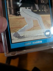 2003 Bowman – Uncirculated Silver #231 Gary Harris SN250 Seattle Mariners 220/
