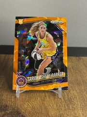 2025 Panini Prizm Sarah Ashlee Barker Orange Ice Prizm Rookie RC