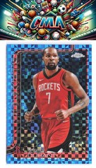 2025-26 Topps Chrome #155 Kevin Durant Blue X-Fractor