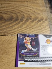 Prizm Lebron James Orange Cracked Ice #1 Kobe Tribute Dunk SP Lakers