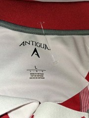 SAN FRANCISCO 49ers SHIRT POLO SIZE LARGE NEW NO TAG STITCHED BY ANTIGUA SO SOFT