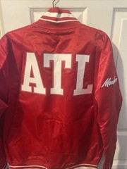 Atlanta Hawks Pro-Standard NBA Members Only Midweight Blood Red Jacket Sz Large