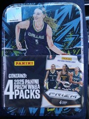 2025 Panini Prizm WNBA Paige Bueckers Tin Sealed 4 Packs Rookie Chase