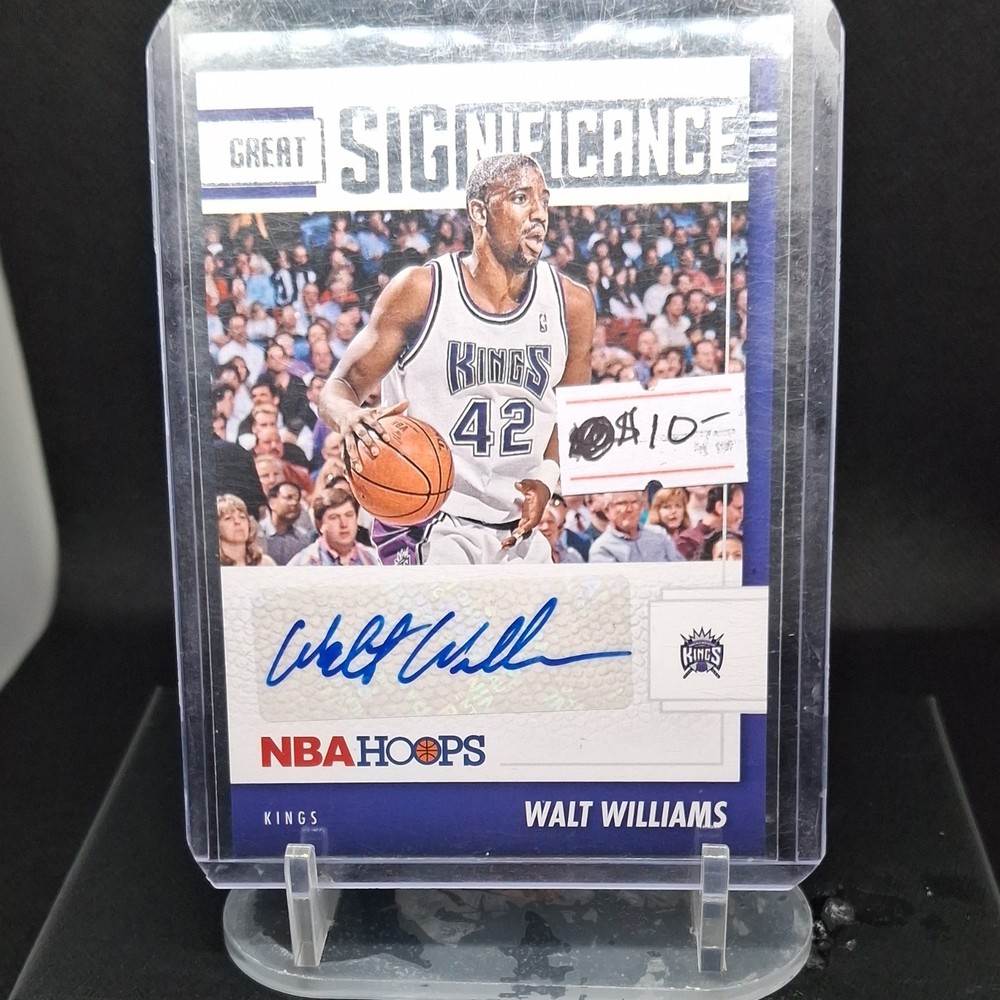 Panini NBA Hoops 2021-22 Walt Williams Great Significance Auto Kings #GS-WWL