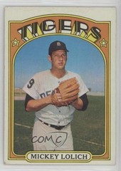 1972 Topps Mickey Lolich #450 0z0n
