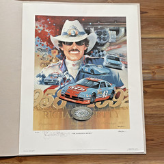 Richard Petty, « The Randleman Rocket” 19x 24 Limited Print 94/950 Vance Garvin