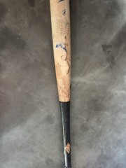 Christian Moore Los Angeles Angels GAME USED Broken Baseball Bat Tennessee Vols