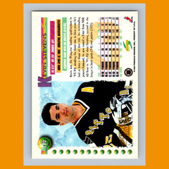 Kevin Stevens #182 1994 Score Gold Line Pittsburgh Penguins Hockey Card NHL NM