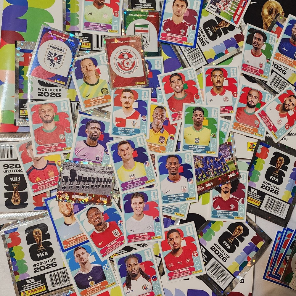 USA EDITION Panini FIFA World Cup 2026 Stickers Group J, K, L