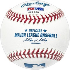 Lou Piniella Signed MLB Baseball Seattle Pilots « Sweet & 1969 AL ROY » PSA/DNA