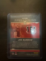 2022 Panini Donruss Elite – Spellbound Joe Burrow #SB-JB4 Green Letter R