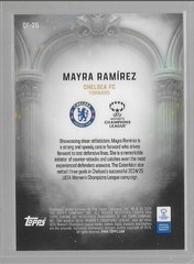 2025-26 Topps Chrome Women’s UWCL Mayra Ramirez Orange /25 Queens Of Football