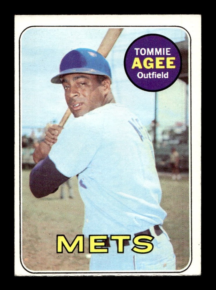 1969 Topps #364 Tommie Agee Mets EX *K5
