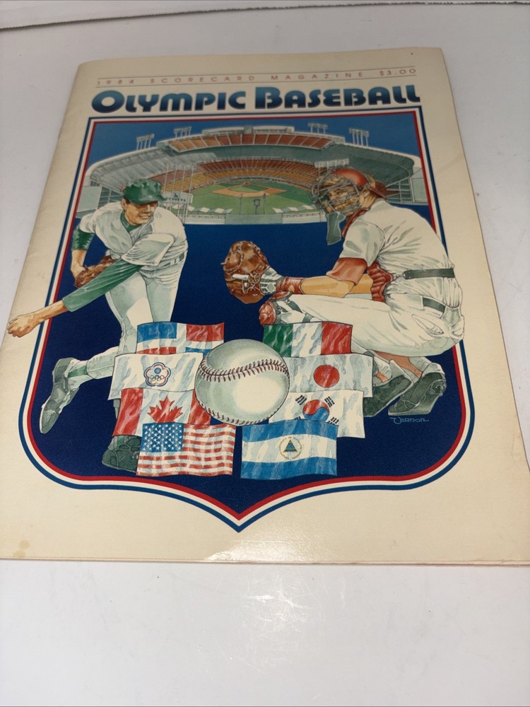 Olympic Baseball 1984 Scorecard Magazine Program – Mark McGwire